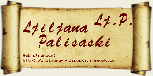 Ljiljana Pališaški vizit kartica